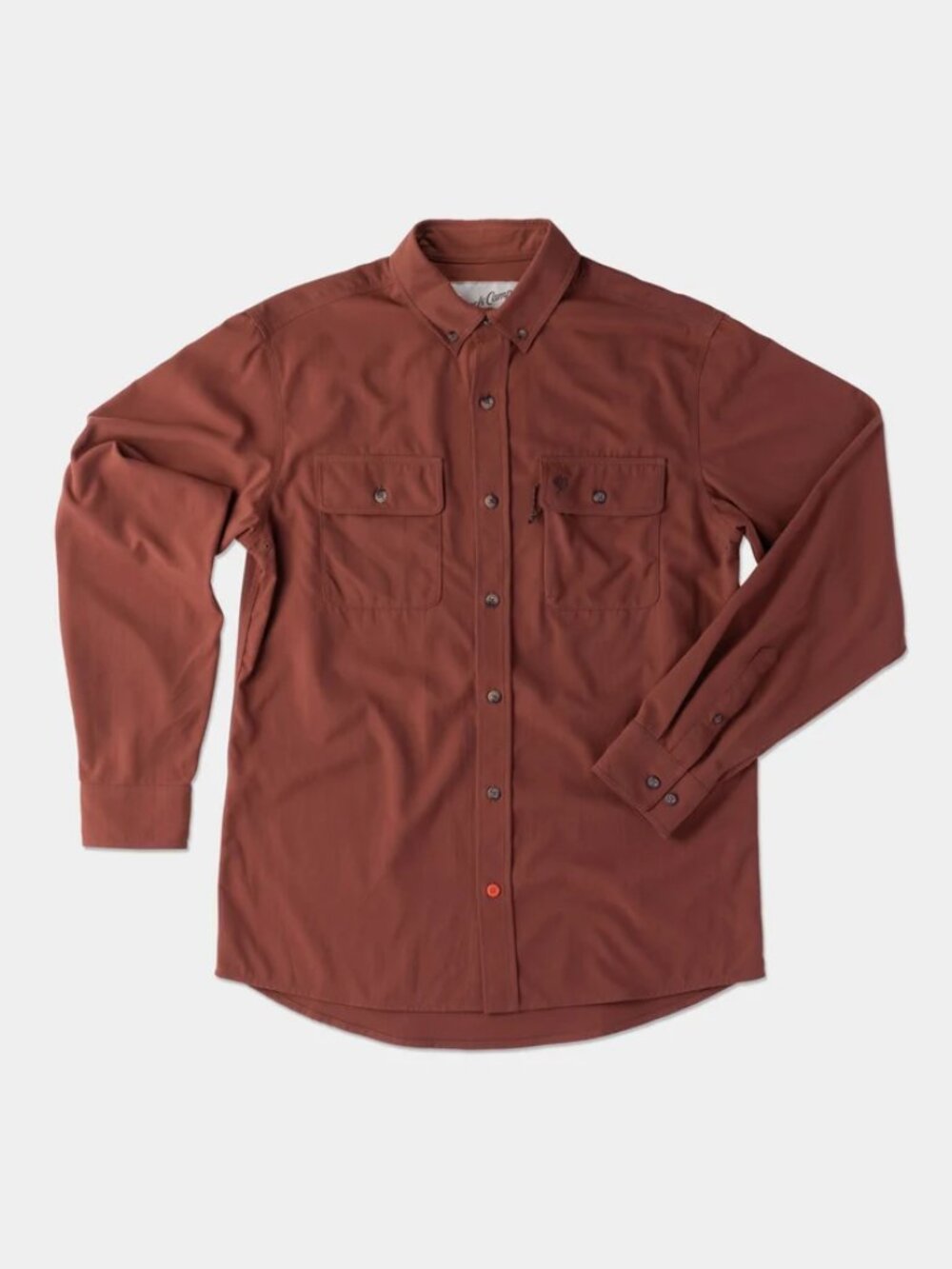 NWT Duck Camp Midweight Hunting Shirt Rust Brown - Large Tall